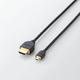 HDMI-マイクロHDMIケーブル 1.5m ブラック ハイスピードイーサネット対応 3D映像対応 CAC-HD14EU15BK