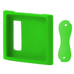 第6世代 iPod nano用 クリスタル+シリコンケースセット グリーン BI-IS210CASE/GR