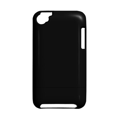 第4世代 iPod touch用 UVコーティングケース ブラック BI-T210UVCASE/BK