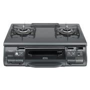 ガステーブル(都市ガス13A用 右強火タイプ) Wコートホーロー天板 RN-TRS2A-W6BBR