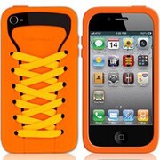 PHSH4-OR [iPhone4シューズ型シリコンケース (オレンジ)]