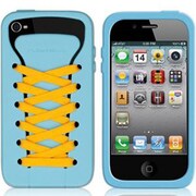 PHSH4-SB [iPhone4シューズ型シリコンケース (スカイブルー)]