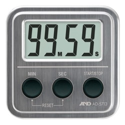 電子計測機器 100分間タイマー ステンレストップ AD-5713