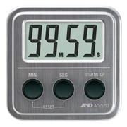 電子計測機器 100分間タイマー ステンレストップ AD-5713