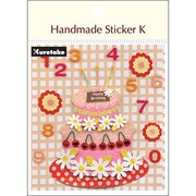Handmade sticker K(ハンドメイドステッカーケイ) バースデーケーキ SBST300-6