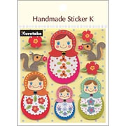 Handmade sticker K(ハンドメイドステッカーケイ) マトリョーシカ SBST300-8