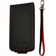 第4世代iPod touch用レザーフリップケース ブラック・レッド CP10008-LFBK