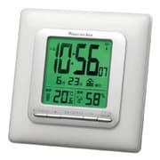 温湿度付き電波目覚まし SAR815-WH