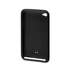 第4世代 iPod touch用シリコンケース ブラック PDA-IPOD56BK