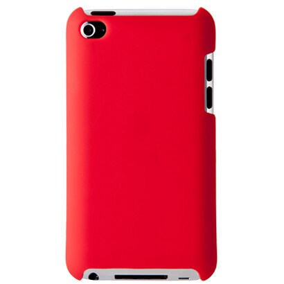 第4世代iPod touch専用ハードカバー+フィルムセット ソリッドレッド TR-TCSTC4-SR
