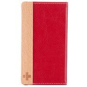第4世代iPod touch用レザーケース フリップノートスタイル ディープレッド TR-FNSTC4-DR