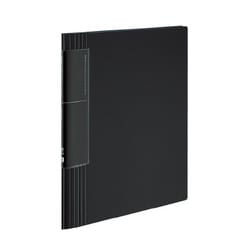 クリヤーブック(ノビータ)固定 A4縦 ウェーブカット 60枚 黒 ラ-TN585D