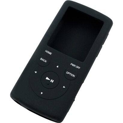 WALKMAN (ウォークマン) NW-E050/E050Kシリーズ用シルキータッチシリコンジャケット ブラック RT-SE05C1/B