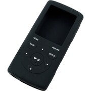 WALKMAN (ウォークマン) NW-E050/E050Kシリーズ用シルキータッチシリコンジャケット ブラック RT-SE05C1/B