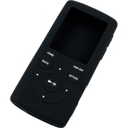 WALKMAN (ウォークマン) NW-E050/E050Kシリーズ用スリップガードシリコンジャケット ブラック RT-SE05C2/B