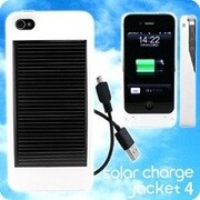 solar charge jacket4(WH) [iPhone4専用]
