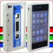カセットテープ型iPhone4シリコンケース(WHXBL)