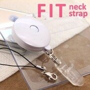 FIT(AQUA BL) リール式ネックストラップ [ネックストラップ]