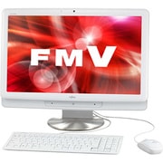 ESPRIMO FH550/3B 20型ワイド液晶/HDD1TB/DVDスーパーマルチドライブ スノーホワイト FMVF553BW
