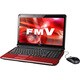 LIFEBOOK AH550/5B 15.6型ワイド液晶/HDD640GB/ブルーレイディスクドライブ ルビーレッド FMVA555BR