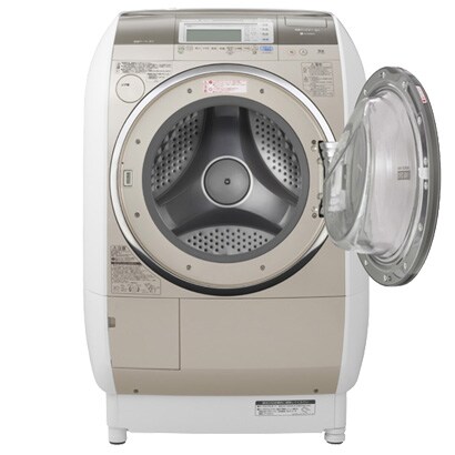 ななめ型ドラム式洗濯乾燥機（10kg） 右開き・パールシャンパン 風アイロン・センサービッグドラム洗浄 BD-V7300R-N