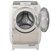 ななめ型ドラム式洗濯乾燥機(9kg) 右開き・ライトベージュ 風アイロン・センサービッグドラム洗浄 BD-V5300R-C