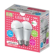 LED電球 E26口金 電球色相当 405lm 2個入 LDA8L-2P