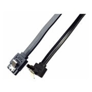 SATAケーブル SATA3.0対応　30cm 逆L型 ブラック JST-6G03/BK