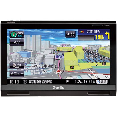 NV-SD650FT [6.2V型ワイド 12セグ地上デジタルTVチューナー内蔵 SSDポータブルナビゲーション Gorilla(ゴリラ)]