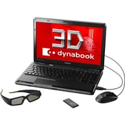 dynabook T550/D8AB 15.6型ワイド液晶/HDD640GB/ブルーレイディスクドライブ ベルベッティブラック 3D対応モデル PT550D8ABFB