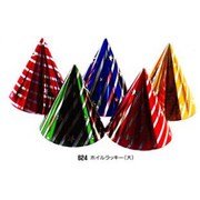 クリスマス用品 [ホイルラッキー帽 大]