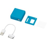 第6世代iPod nano用充電器付きシリコンケース ブルー AVA-N10ACBU