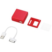 第6世代iPod nano用充電器付きシリコンケース レッド AVA-N10ACRD