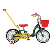 ダイヤブロック　かじとり式自転車　グリーン 初めての自転車