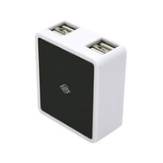 PL-QUCHG03-B [2000mA USB 4ポート充電器 「充電万能」 ブラック]