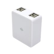 PL-QUCHG03-W [2000mA USB 4ポート充電器 「充電万能」 ホワイト]