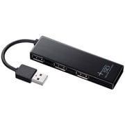 microSDカードリーダー付きUSBハブ（ブラック） USB-HCM307BK