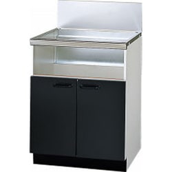 ヨドバシ.com - リンナイ Rinnai UKC-657-B [専用キャビネット 幅60cmタイプ 両開き式（後板スライドタイプ） キッチン奥行 57cm対応 ブラック扉] 通販【全品無料配達】