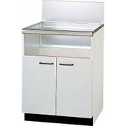 UKC-660-W [専用キャビネット 幅60cmタイプ 両開き式（後板スライドタイプ） キッチン奥行60cm対応 ホワイト扉]