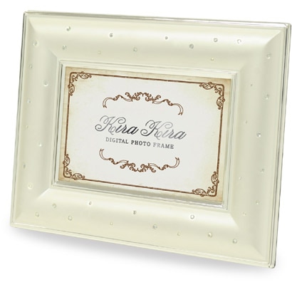 7インチ デジタルフォトフレーム KiraKira Digital Photo Frame シャンパンゴールド MF-70H1D-G