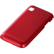 GALAXY S用 パネルケース 液晶保護フィルム付 レッド BSMPG05CRD
