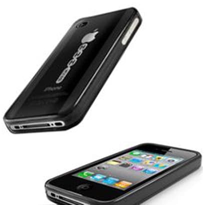 DLA154B [iPhone4用 ブレスレットTPUケース ブラック]