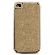 DLA159Y [iPhone4用 ラムレザー+TPUケース イエロー]