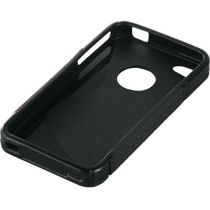 BSIPP6CBK [iPhone 4専用 TPUグリップケース 液晶保護フィルム付 ブラック]