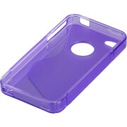 BSIPP6CPU [iPhone 4専用 TPUグリップケース 液晶保護フィルム付 パープル]