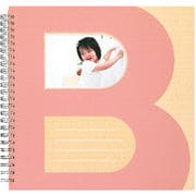 ブックリングアルバム 2L ベビー ピンク 写真台紙