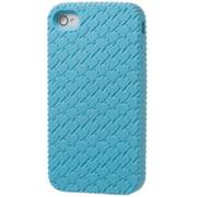 AGC-IP401LB [aglowDESIGN iPhone4用 シリコンケース ハート ライトブルー]