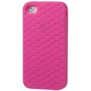 AGC-IP401PK [aglowDESIGN iPhone4用 シリコンケース ハート ピンク]