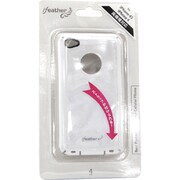 05P4FEAT-WH [iPhone 4/4Sケース iFEATHER Strap Case グロスホワイト]