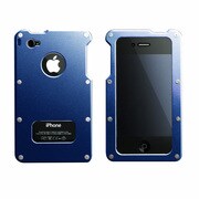 MA-4J01-BL [iPhone4/4S用アルミジャケット タイプ01 ブルー]